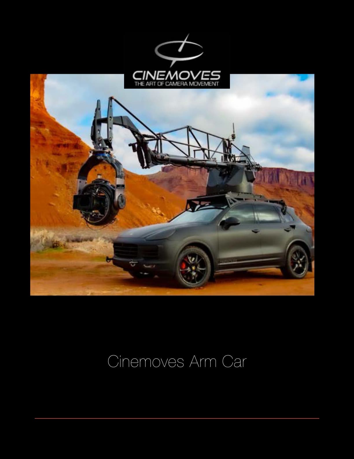 CineMoves Arm Car specifications 1