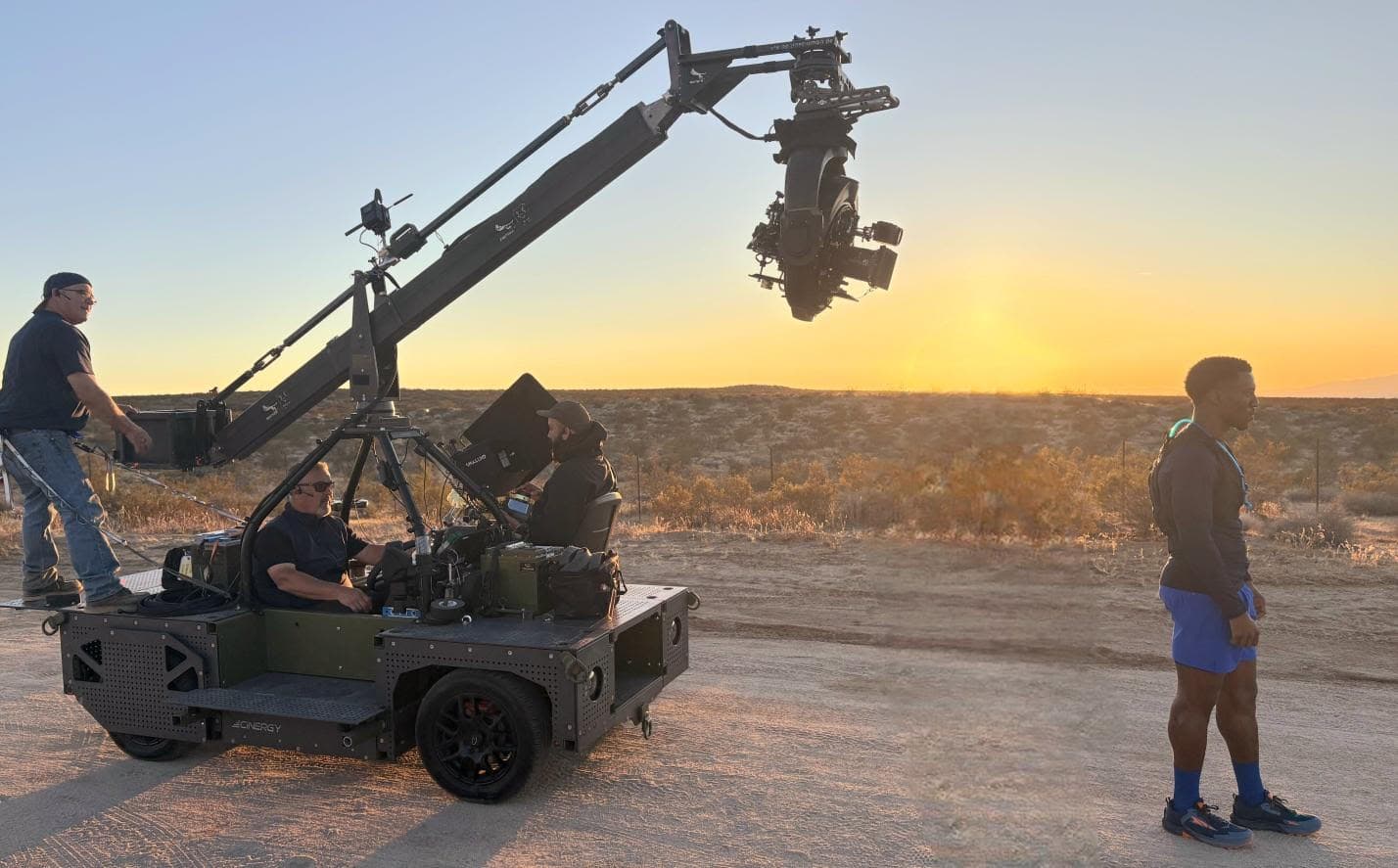 Cinergy Electric Camera Car rigged for filming