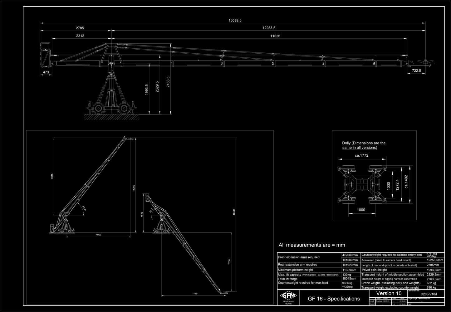 GF 16 specifications 10