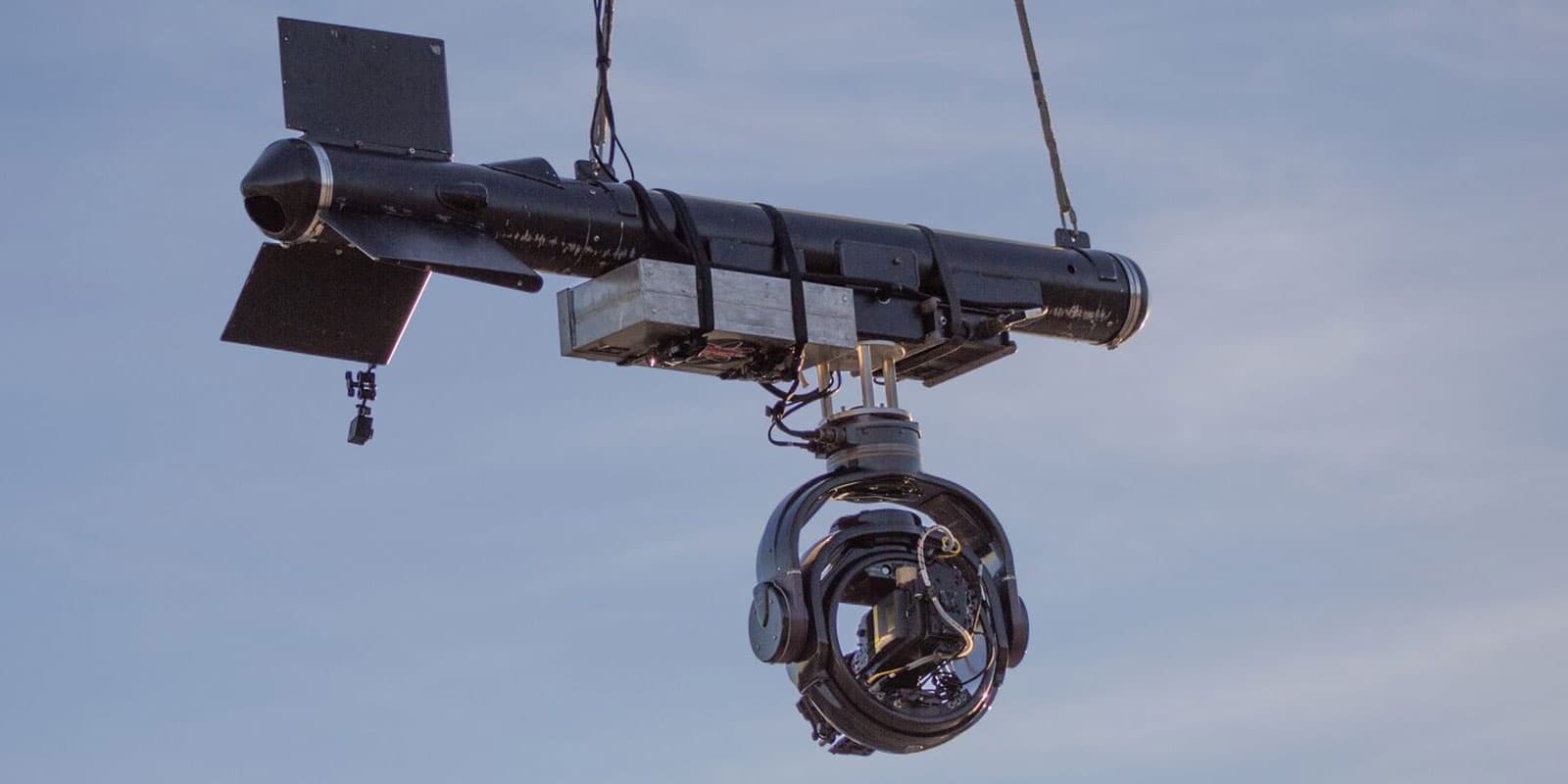 Klaus Cam in action during aerial shoot