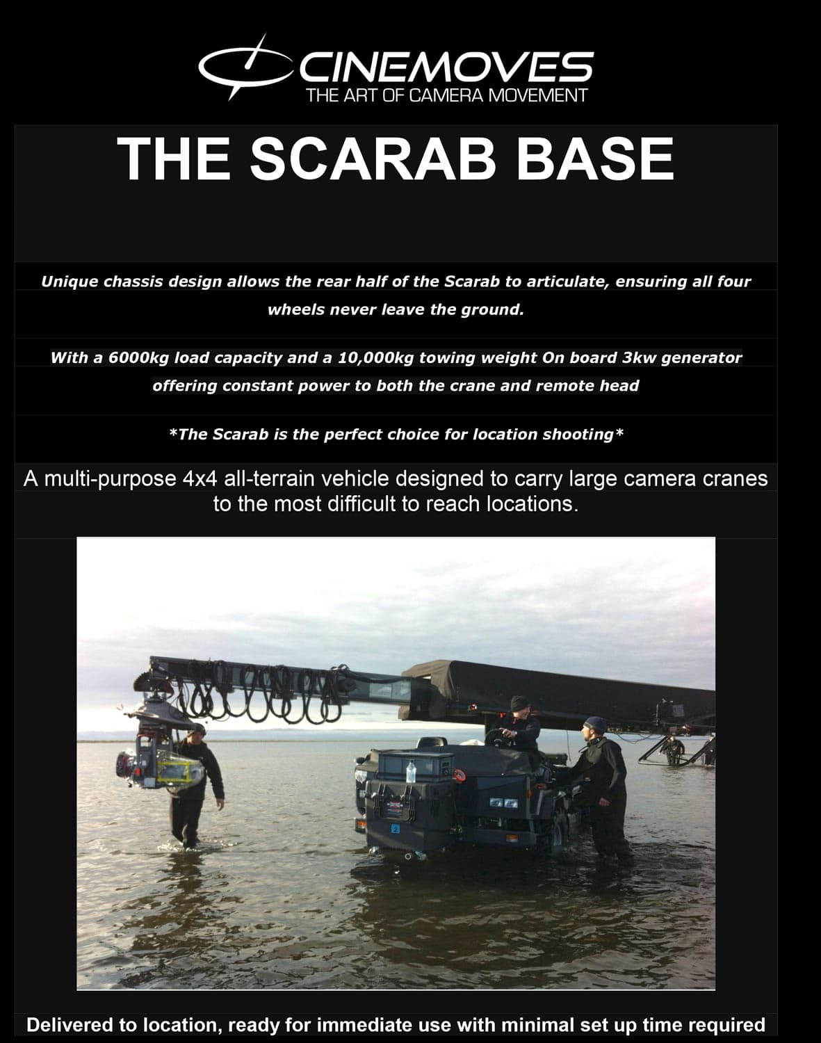 Scarab Off-Road Base specifications page 1