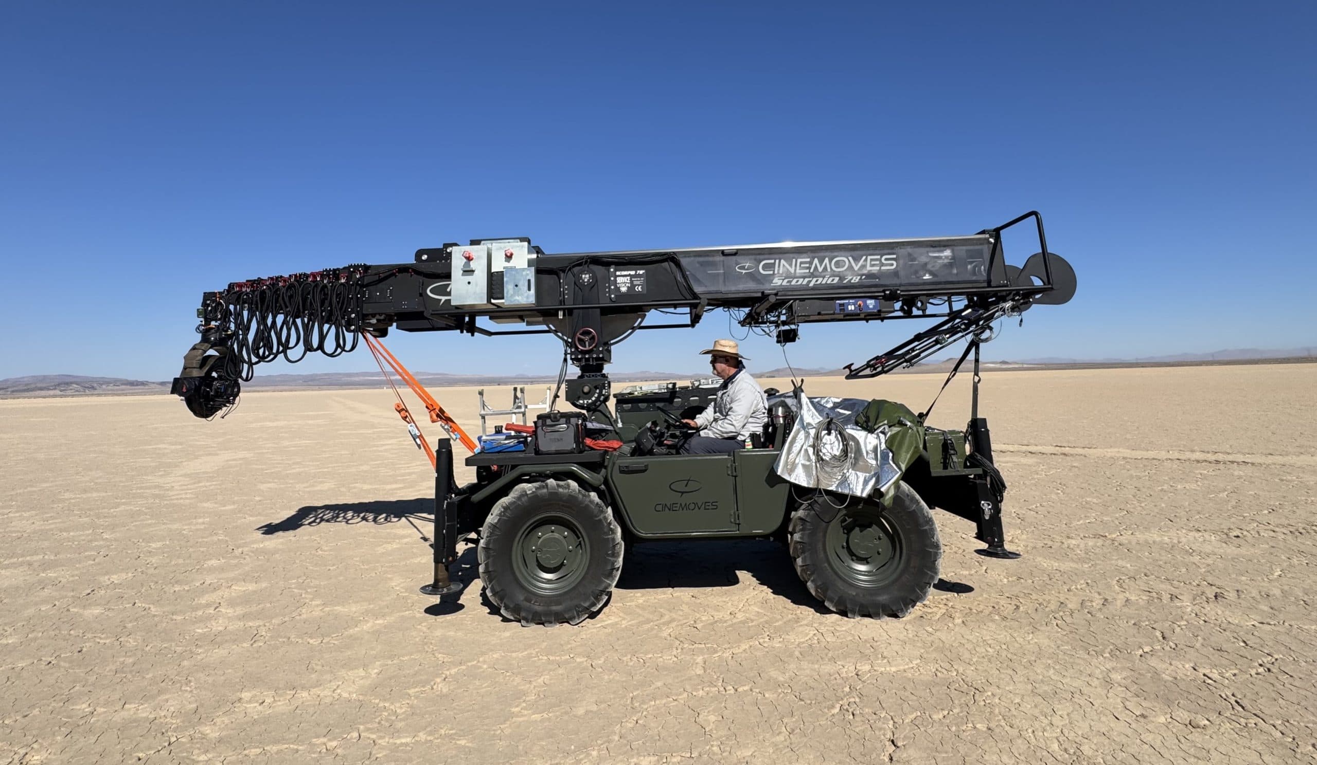 Scorpio 78' on set