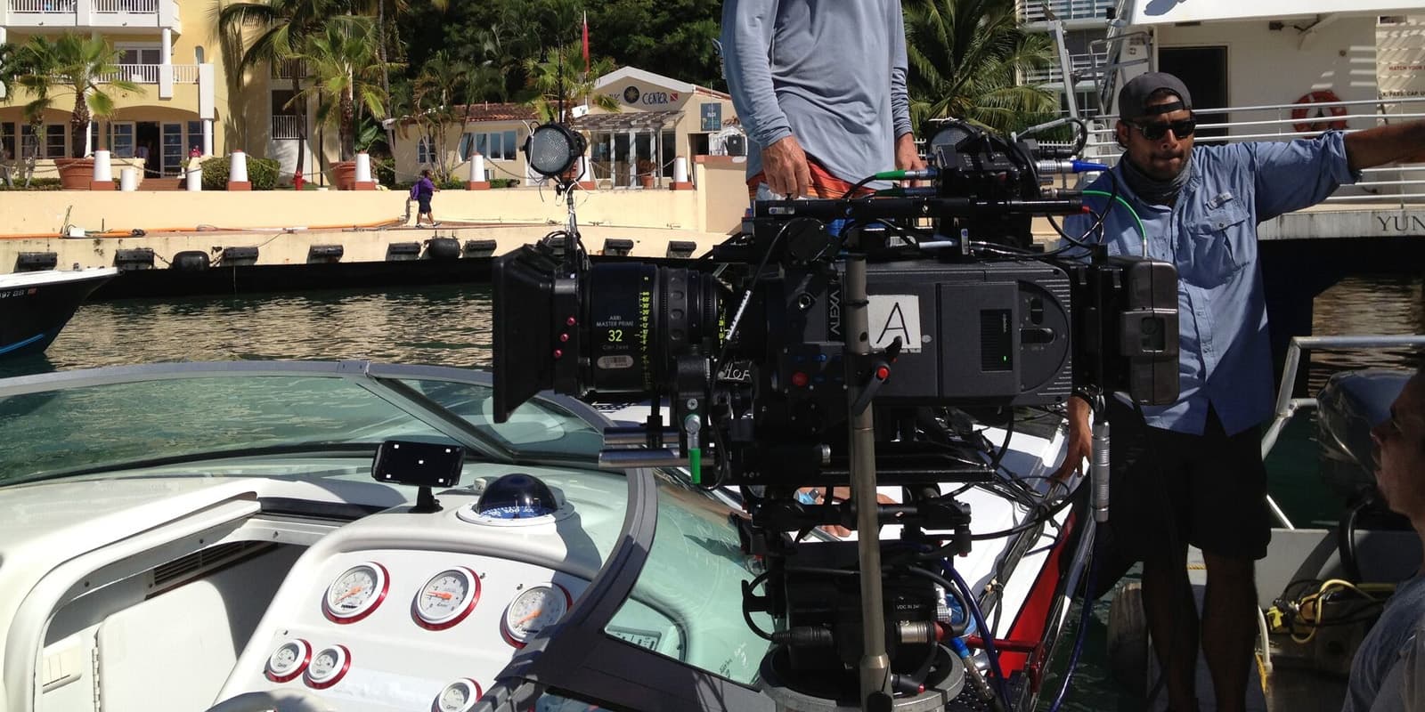 Scorpio Micro Head on set