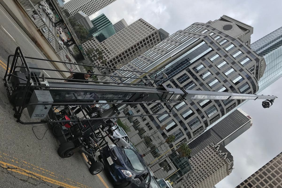 Supertechno 50' on skyscraper shoot