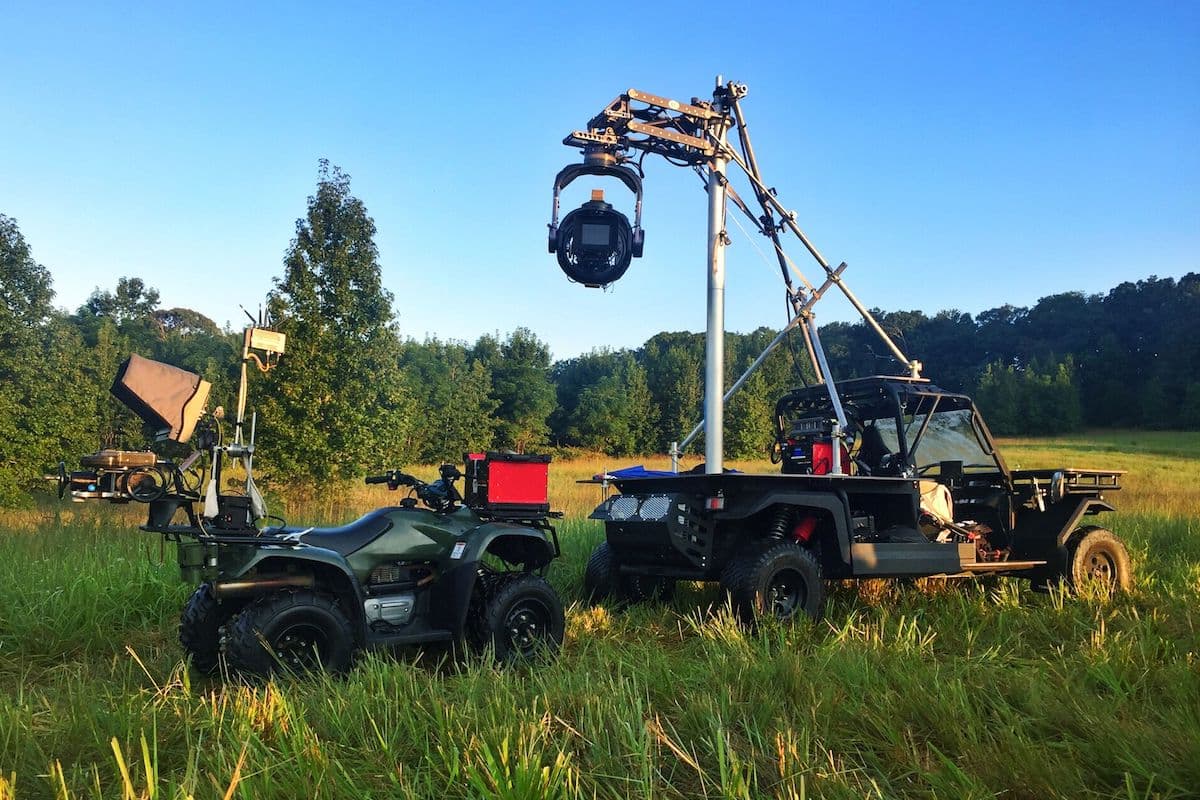 CineMoves 2 Seat Tom Car on location