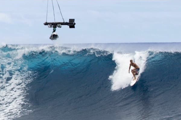 Klaus Cam capturing Tahiti surf