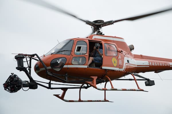 Red helicopter with Max Array