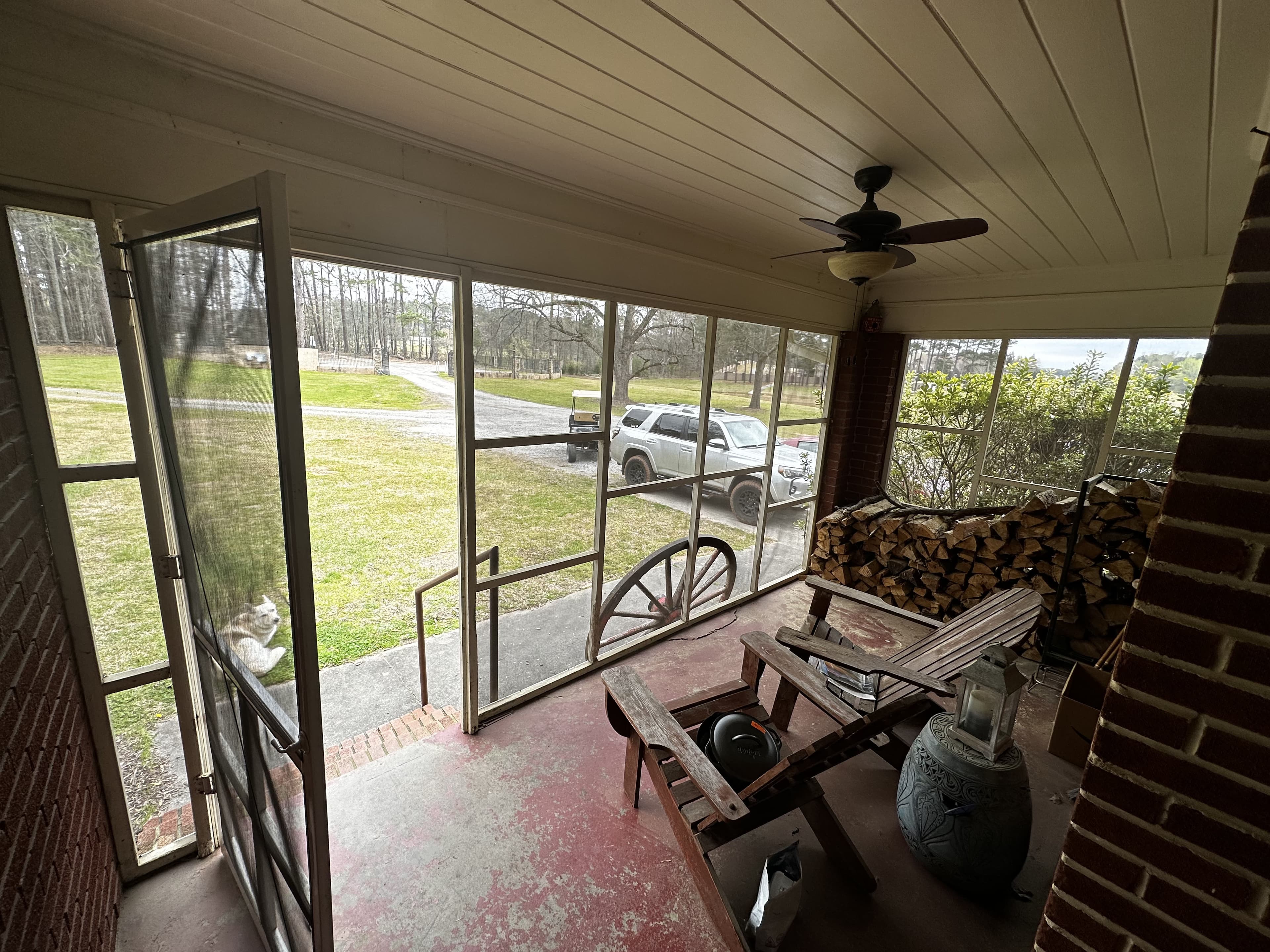 Screened porch