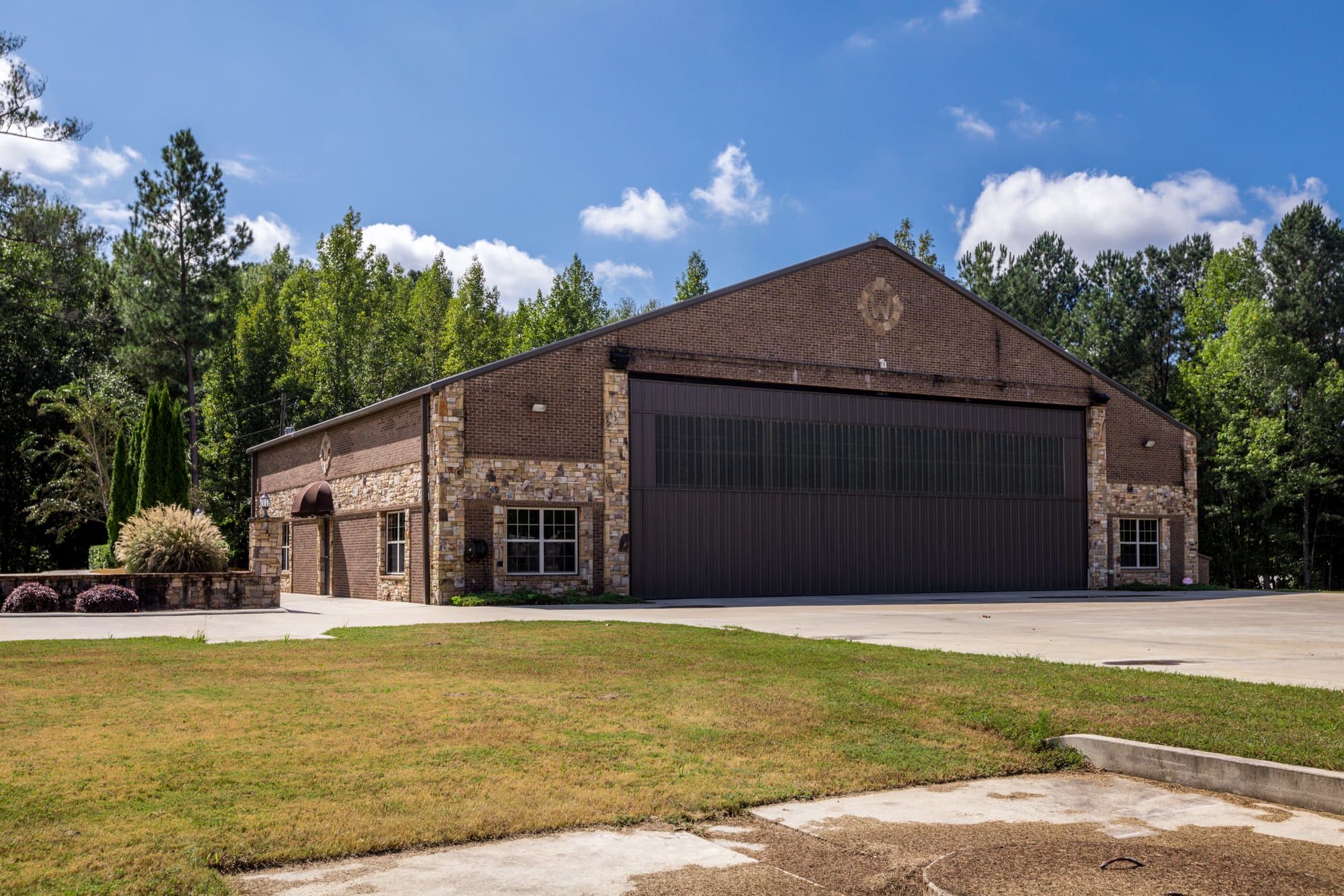 Hangar front view