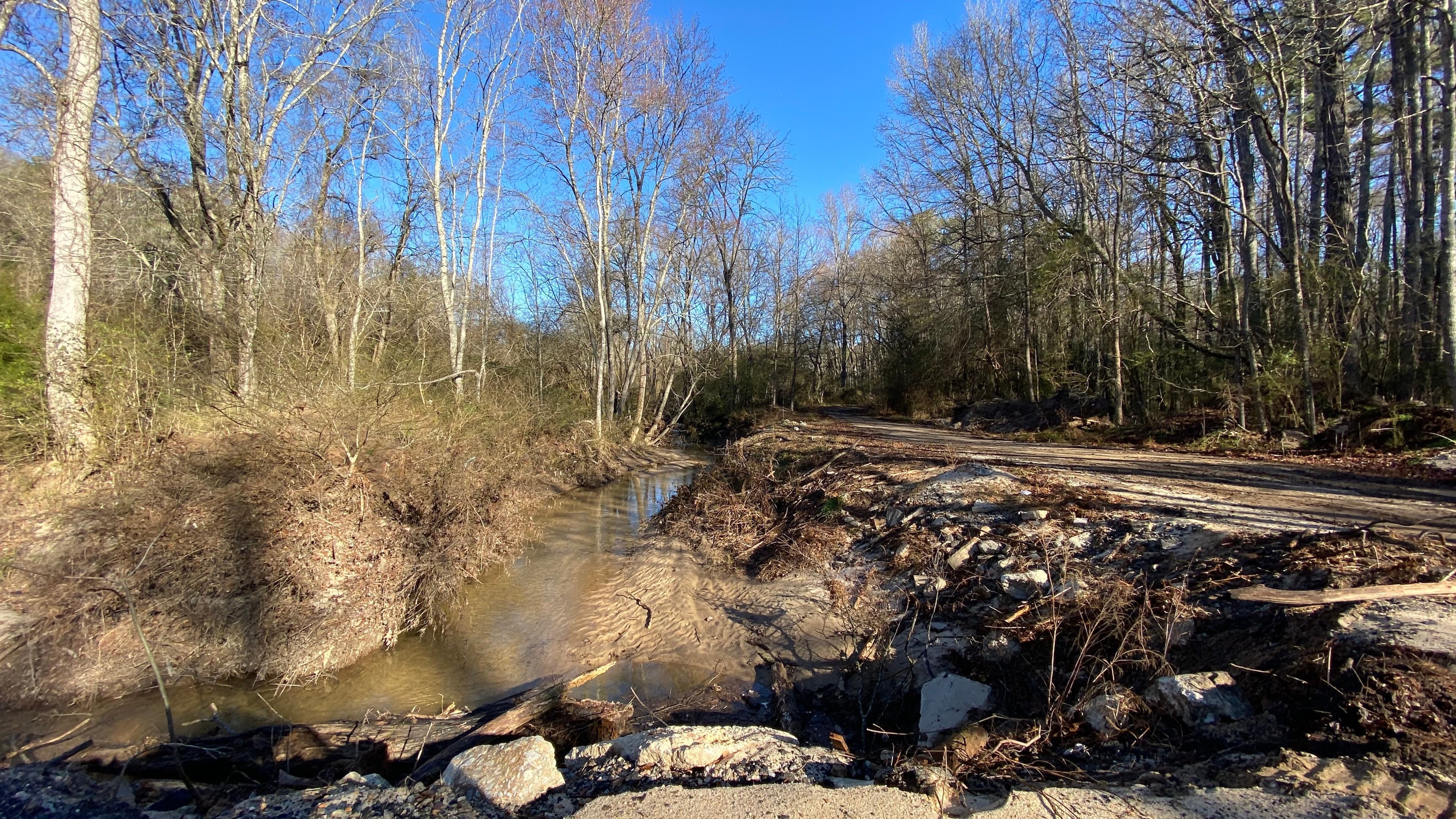 Creek crossing